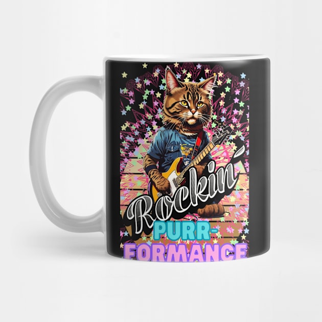 "Gato Rockero: Rockin' Purrformance" by LionCreativeFashionHubMx